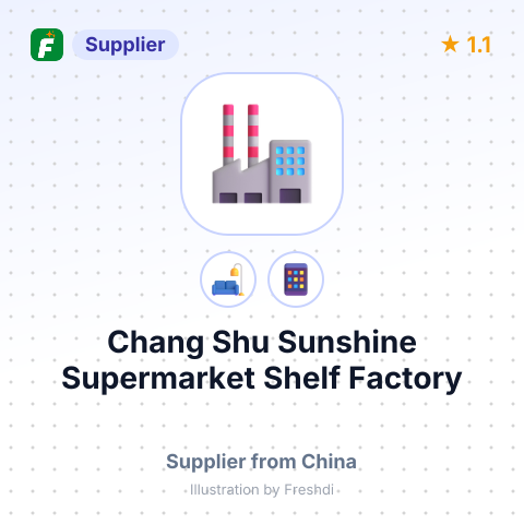 Chang Shu Sunshine Supermarket Shelf Factory – summary card, no photo uploaded yet