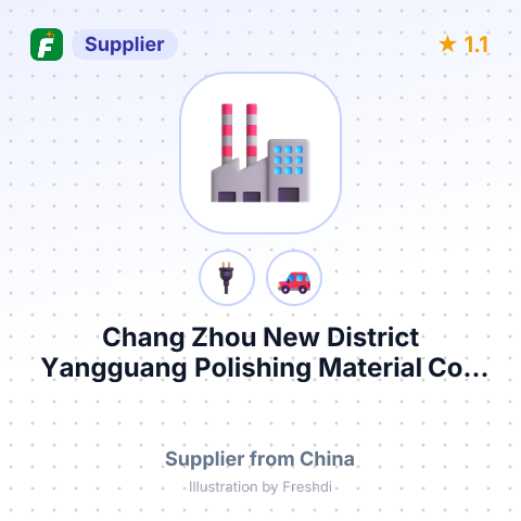 Chang Zhou New District Yangguang Polishing Material Co., Ltd – summary card, no photo uploaded yet