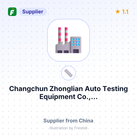 Changchun Zhonglian Auto Testing Equipment Co.,... – summary card, no photo uploaded yet
