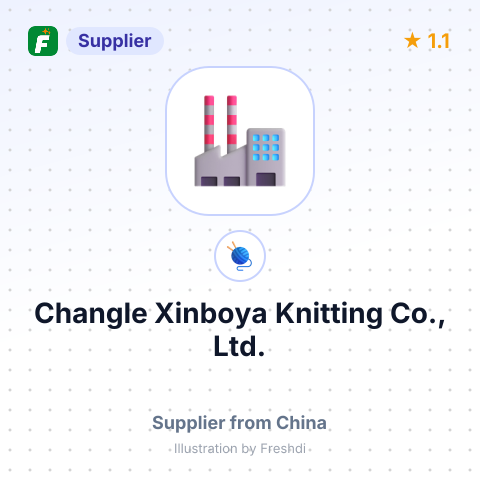 Changle Xinboya Knitting Co., Ltd. – summary card, no photo uploaded yet