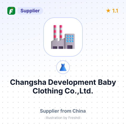 Changsha Development Baby Clothing Co.,Ltd. – summary card, no photo uploaded yet