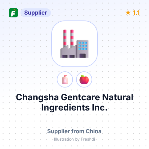 Changsha Gentcare Natural Ingredients Inc. – summary card, no photo uploaded yet