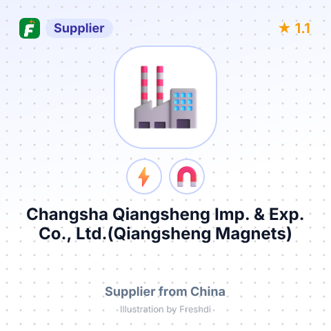 Changsha Qiangsheng Imp. & Exp. Co., Ltd.(Qiangsheng Magnets) – summary card, no photo uploaded yet