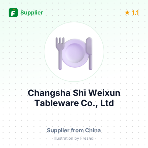Changsha Shi Weixun Tableware Co., Ltd – summary card, no photo uploaded yet