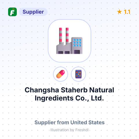 Changsha Staherb Natural Ingredients Co., Ltd.  – summary card, no photo uploaded yet