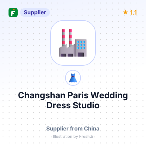 Changshan Paris Wedding Dress Studio – summary card, no photo uploaded yet