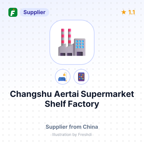 Changshu Aertai Supermarket Shelf Factory – summary card, no photo uploaded yet