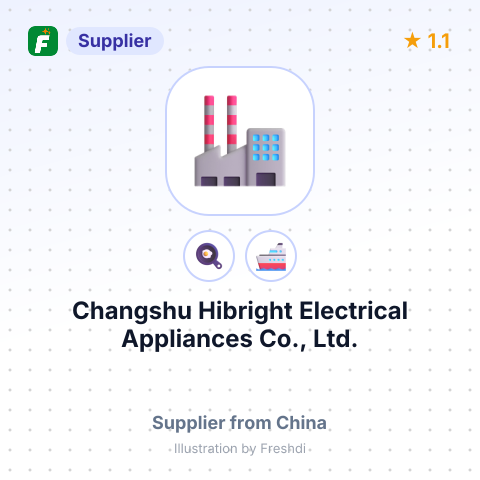 Changshu Hibright Electrical Appliances Co., Ltd. – summary card, no photo uploaded yet