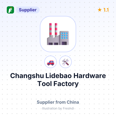 Changshu Lidebao Hardware Tool Factory – summary card, no photo uploaded yet
