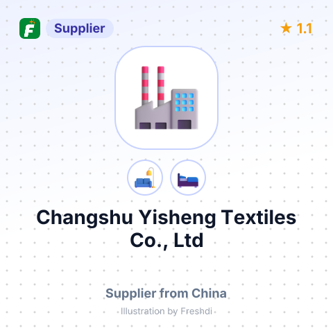 Changshu Yisheng Textiles Co., Ltd – summary card, no photo uploaded yet