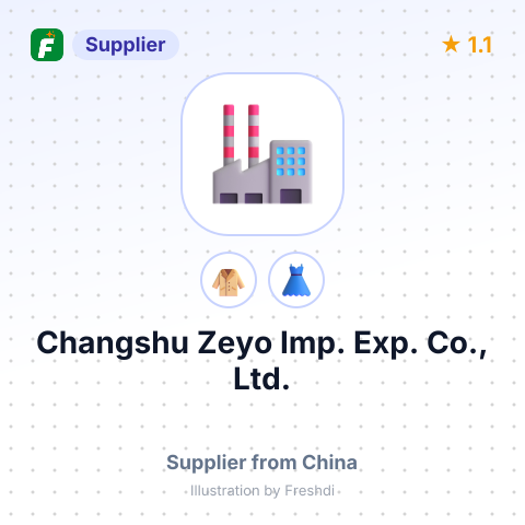 Changshu Zeyo Imp. Exp. Co., Ltd. – summary card, no photo uploaded yet
