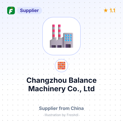 Changzhou Balance Machinery Co., Ltd – summary card, no photo uploaded yet
