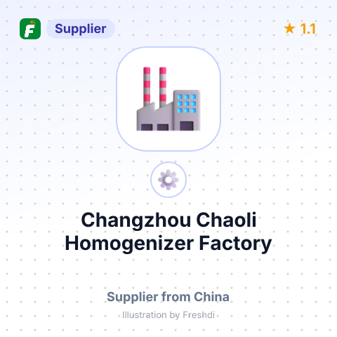 Changzhou Chaoli Homogenizer Factory – summary card, no photo uploaded yet