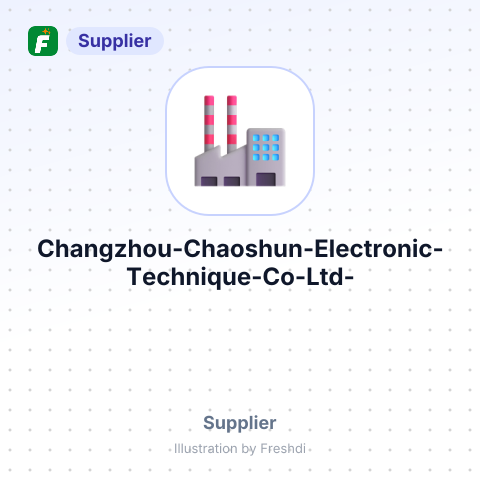 Changzhou Chaoshun Electronic Technique Co., Ltd. – summary card, no photo uploaded yet