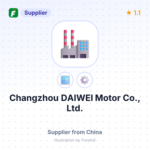 Changzhou DAIWEI Motor Co., Ltd. – summary card, no photo uploaded yet