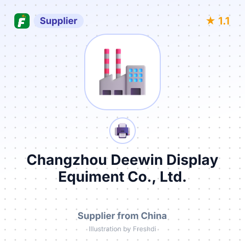 Changzhou Deewin Display Equiment Co., Ltd. – summary card, no photo uploaded yet