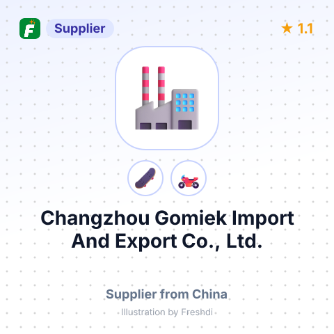 Changzhou Gomiek Import And Export Co., Ltd. – summary card, no photo uploaded yet
