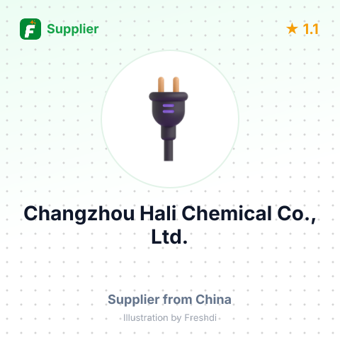 Changzhou Hali Chemical Co., Ltd. – summary card, no photo uploaded yet