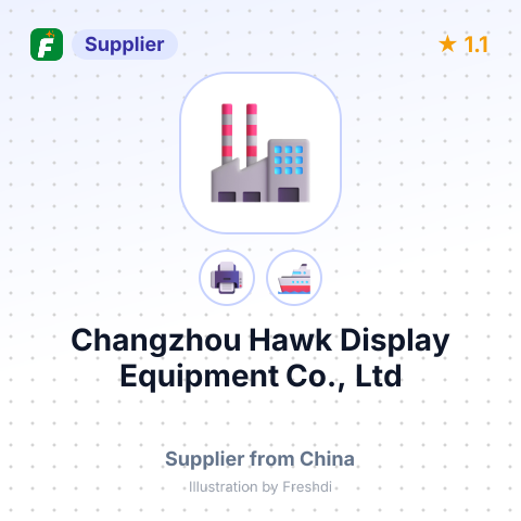 Changzhou Hawk Display Equipment Co., Ltd – summary card, no photo uploaded yet