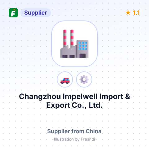 Changzhou Impelwell Import & Export Co., Ltd. – summary card, no photo uploaded yet
