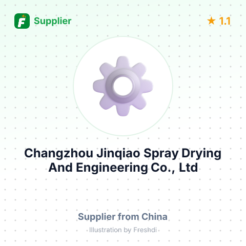 Changzhou Jinqiao Spray Drying And Engineering Co., Ltd – summary card, no photo uploaded yet