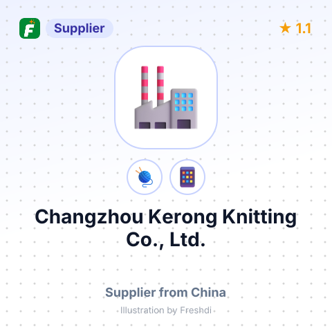 Changzhou Kerong Knitting Co., Ltd. – summary card, no photo uploaded yet