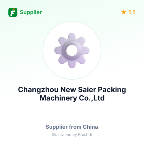 Changzhou New Saier Packing Machinery Co.,Ltd – summary card, no photo uploaded yet