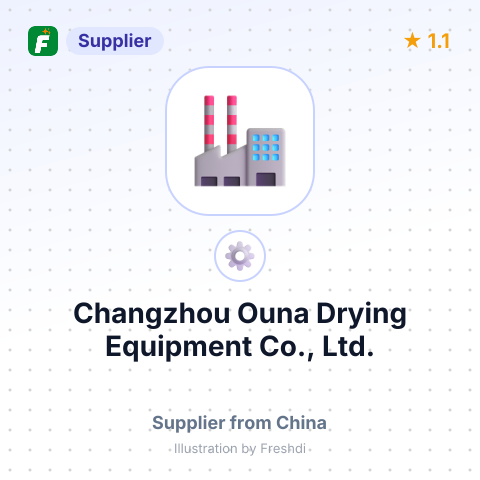 Changzhou Ouna Drying Equipment Co., Ltd. – summary card, no photo uploaded yet
