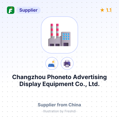 Changzhou Phoneto Advertising Display Equipment Co., Ltd. – summary card, no photo uploaded yet