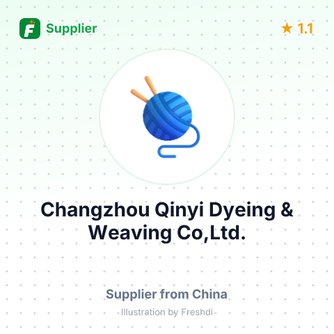 Changzhou Qinyi Dyeing & Weaving Co,Ltd. – summary card, no photo uploaded yet