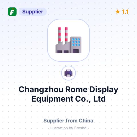 Changzhou Rome Display Equipment Co., Ltd – summary card, no photo uploaded yet