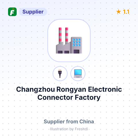 Changzhou Rongyan Electronic Connector Factory – summary card, no photo uploaded yet