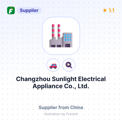 Changzhou Sunlight Electrical Appliance Co., Ltd. – summary card, no photo uploaded yet