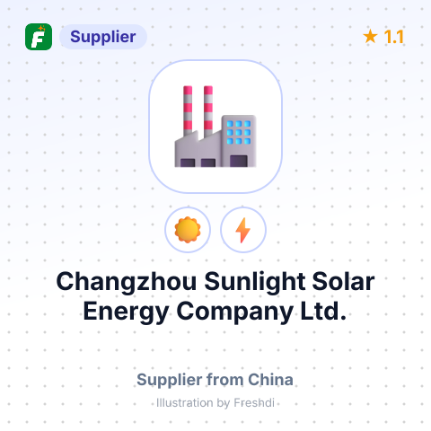 Changzhou Sunlight Solar Energy Company Ltd. – summary card, no photo uploaded yet