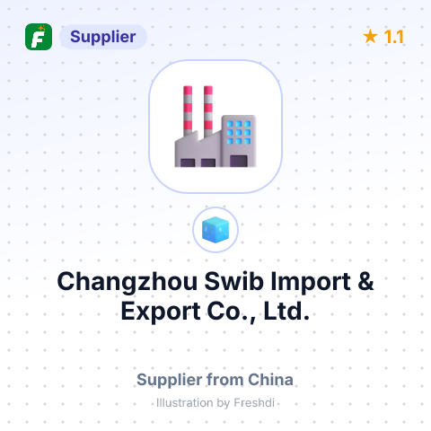 Changzhou Swib Import & Export Co., Ltd. – summary card, no photo uploaded yet