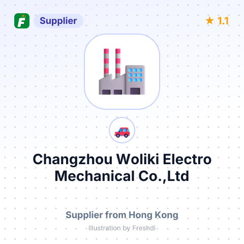Changzhou Woliki Electro Mechanical Co.,Ltd – summary card, no photo uploaded yet