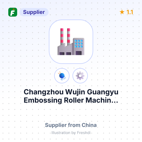 Changzhou Wujin Guangyu Embossing Roller Machin... – summary card, no photo uploaded yet