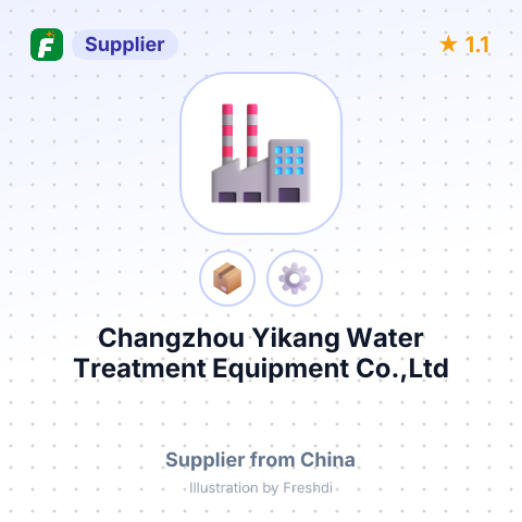 Changzhou Yikang Water Treatment Equipment Co.,Ltd – summary card, no photo uploaded yet