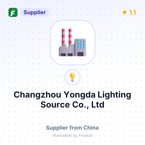 Changzhou Yongda Lighting Source Co., Ltd – summary card, no photo uploaded yet
