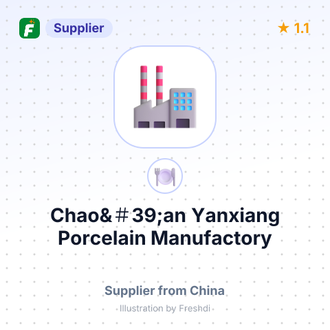 Chao&＃39;an Yanxiang Porcelain Manufactory – summary card, no photo uploaded yet