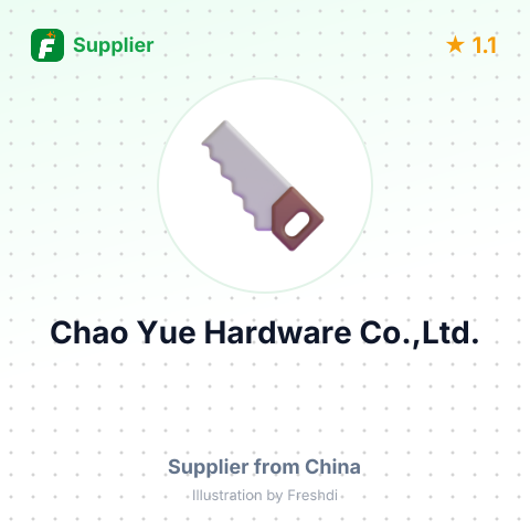 Chao Yue Hardware Co.,Ltd. – summary card, no photo uploaded yet
