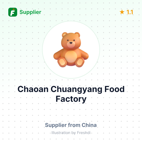 Chaoan Chuangyang Food Factory – summary card, no photo uploaded yet