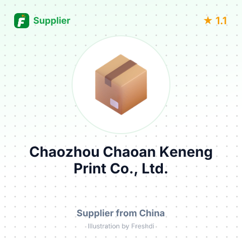Chaozhou Chaoan Keneng Print Co., Ltd. – summary card, no photo uploaded yet