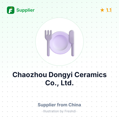 Chaozhou Dongyi Ceramics Co., Ltd. – summary card, no photo uploaded yet