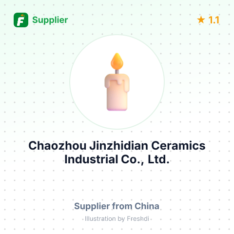 Chaozhou Jinzhidian Ceramics Industrial Co., Ltd. – summary card, no photo uploaded yet