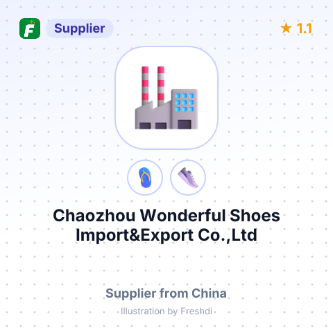 Chaozhou Wonderful Shoes Import&Export Co.,Ltd – summary card, no photo uploaded yet
