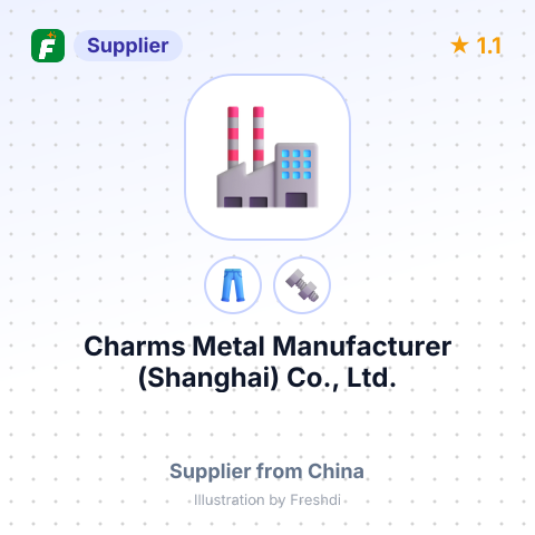 Charms Metal Manufacturer (Shanghai) Co., Ltd. – summary card, no photo uploaded yet