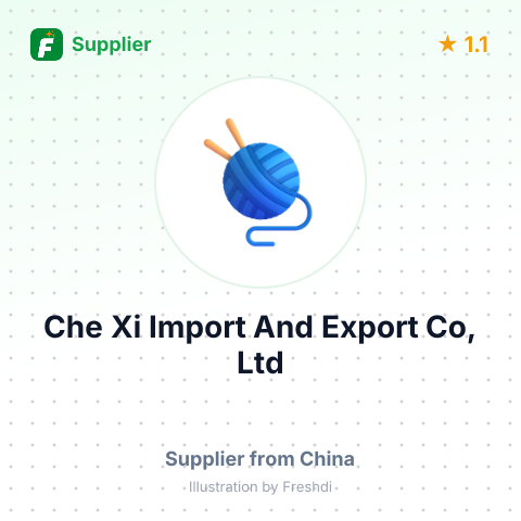 Che Xi Import And Export Co, Ltd – summary card, no photo uploaded yet