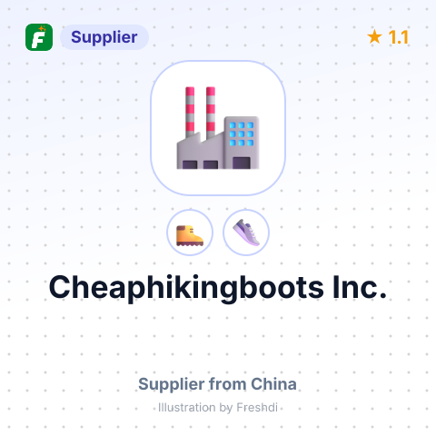 Cheaphikingboots Inc. – summary card, no photo uploaded yet