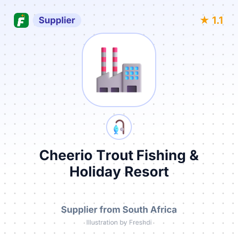 Cheerio Trout Fishing & Holiday Resort – summary card, no photo uploaded yet